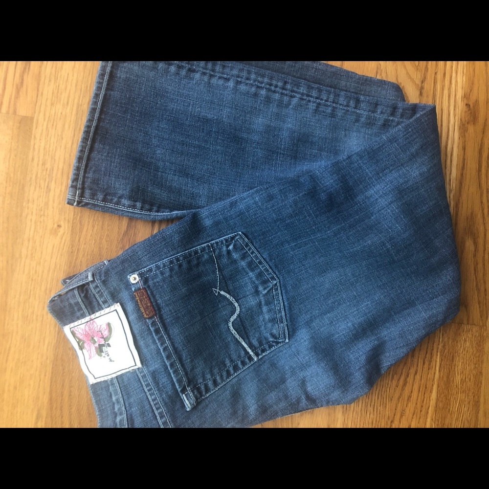 Seven straight leg ankle jean